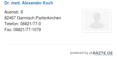 Dr med alexander koch 346244