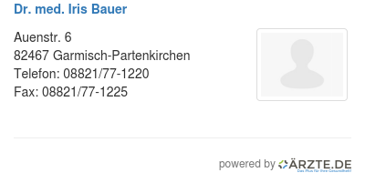 Dr med iris bauer