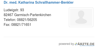 Dr med katharina schrallhammer benkler