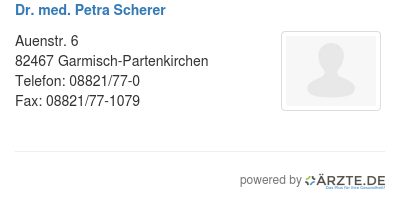 Dr med petra scherer