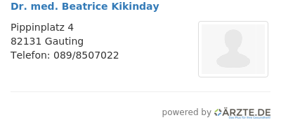 Dr med beatrice kikinday