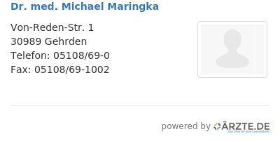 Dr med michael maringka