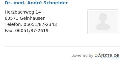 Dr med andre schneider 570551