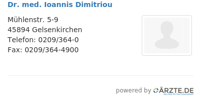 Dr med ioannis dimitriou