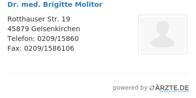 Dr med brigitte molitor