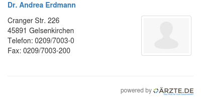 Dr andrea erdmann