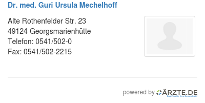 Dr med guri ursula mechelhoff