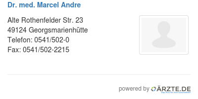 Dr med marcel andre