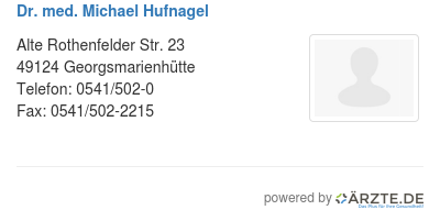 Dr med michael hufnagel