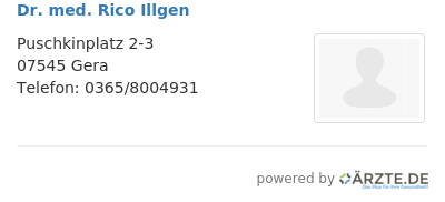 Dr med rico illgen