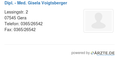 Dipl med gisela voigtsberger