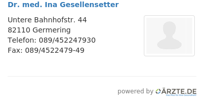 Dr med ina gesellensetter 313014