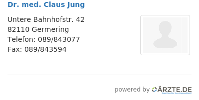 Dr med claus jung