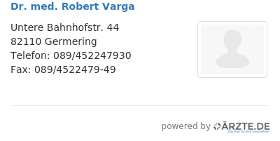 Dr med robert varga