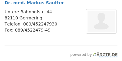 Dr med markus sautter