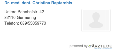 Dr med dent christina raptarchis 450171