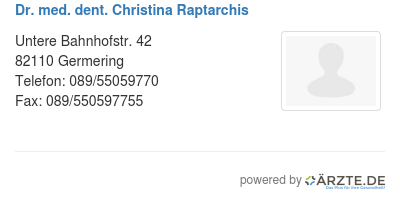 Dr med dent christina raptarchis 535104