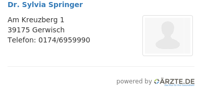 Dr sylvia springer