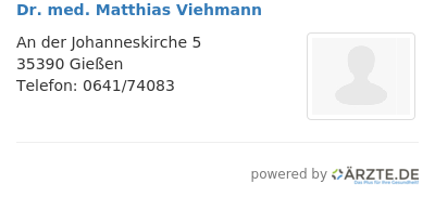 Dr med matthias viehmann