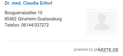 Dr med claudia erlhof