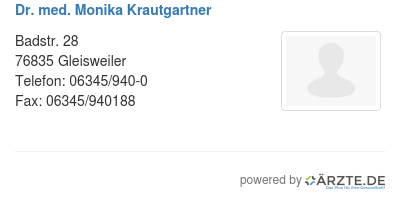 Dr med monika krautgartner