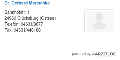 Dr gerhard martschke