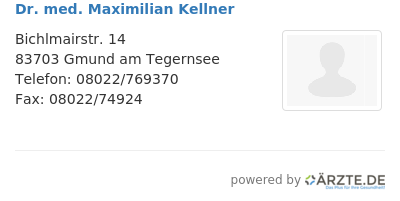 Dr med maximilian kellner