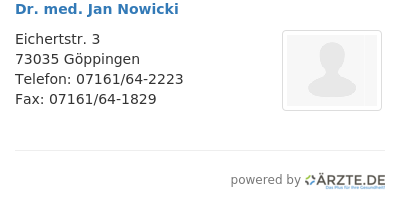 Dr med jan nowicki