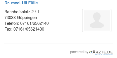 Dr med uli fuelle