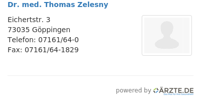 Dr med thomas zelesny