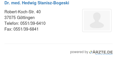 Dr med hedwig stanisz bogeski