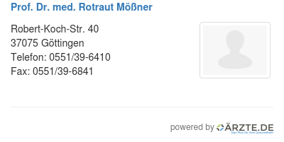 Prof dr med rotraut moessner