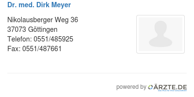 Dr med dirk meyer 253973