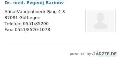 Dr med evgenij barinov