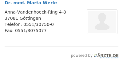 Dr med marta werle