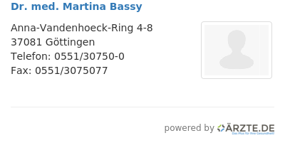 Dr med martina bassy