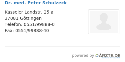 Dr med peter schulzeck
