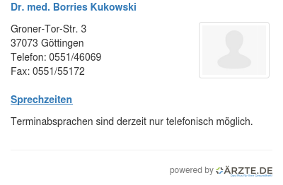 Dr med borries kukowski