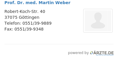 Prof dr med martin weber 535205