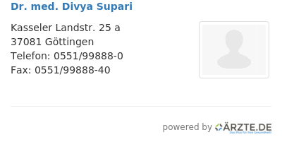 Dr med divya supari