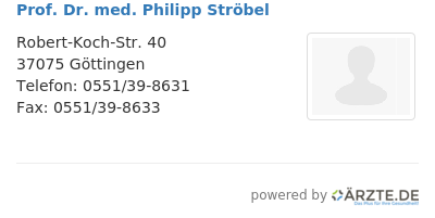 Prof dr med philipp stroebel