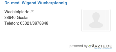 Dr med wigand wucherpfennig 579636