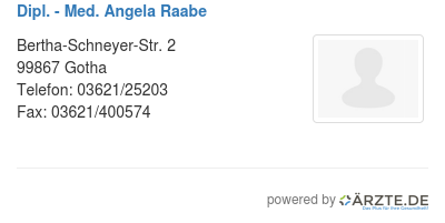 Dipl med angela raabe