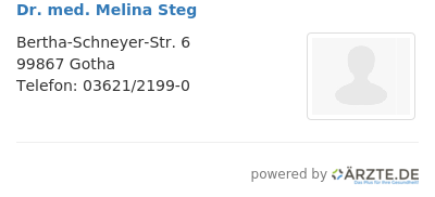 Dr med melina steg