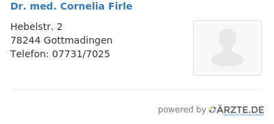 Dr med cornelia firle