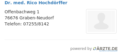 Dr med rico hochdoerffer
