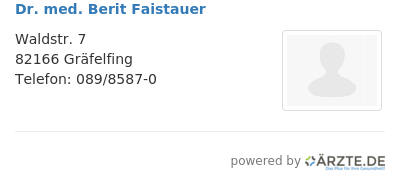 Dr med berit faistauer
