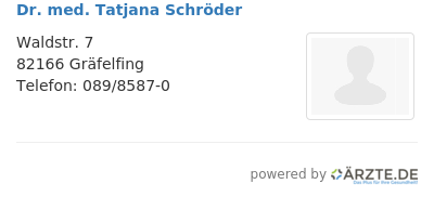 Dr med tatjana schroeder 648152