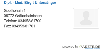 Dipl med birgit untersaenger