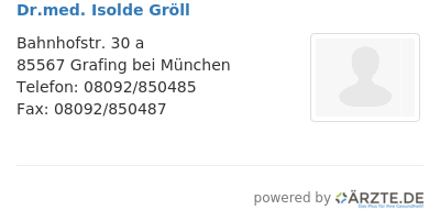Dr med isolde groell